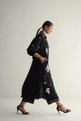 Pants for Inflorescence - Black - SairaHabib
