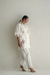 Shalwar for Inflorescence - Off-white - SairaHabib