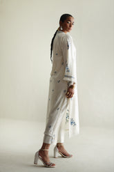 Pants for Blue Roses - Ivory - SairaHabib