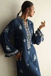 Blue Rose - Navy - SairaHabib