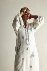 Blue Rose - Ivory - SairaHabib