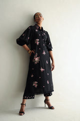Pants for Inflorescence - Black - SairaHabib