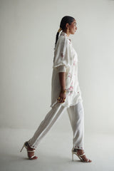 Shalwar for Inflorescence - Off-white - SairaHabib