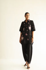 Shalwar for Inflorescence - Black - SairaHabib