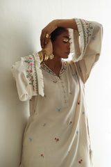 Floral Whisper - Ivory - SairaHabib
