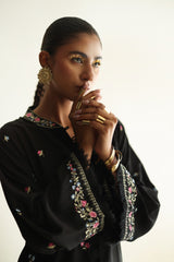 Floral Whisper - Black - SairaHabib