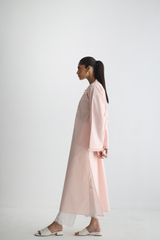 Petal Pink - Paisley Embroidered Kurta - The Solid Edit by Saira Habib