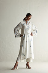 Pants for Blue Roses - Ivory - SairaHabib