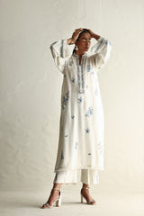 Pants for Blue Roses - Ivory - SairaHabib