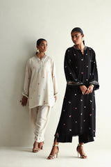 Floral Whisper - Black - SairaHabib