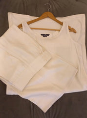 Cutwork Jacket with Inner and Culottes - SairaHabib
