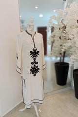 Black Floral Applique - SairaHabib