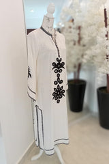 Black Floral Applique - SairaHabib